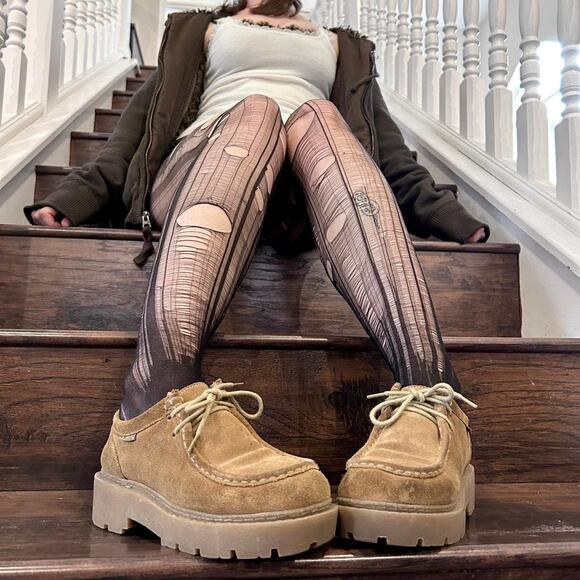 90s grunge platform ankle boots - Picture 3 of 8